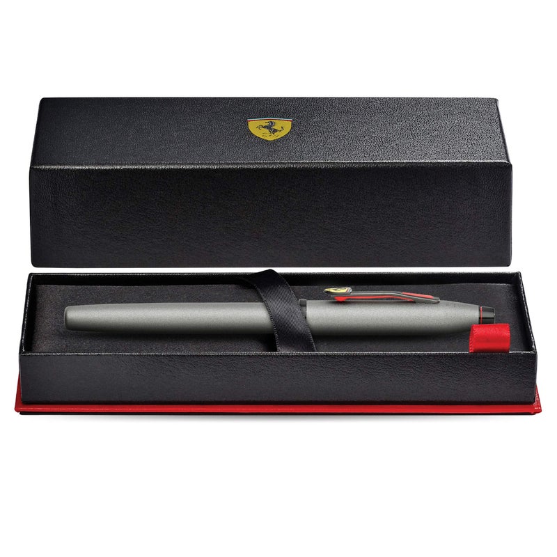 Cross Century II Scuderia Ferrari Rollerball Pen, Includes Luxury Gift Box - Titanium Grey Satin Lacquer - Image 3